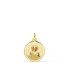 18K Medal Christ Sacred Heart Jesus Bezel 12 mm