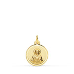 18K Medal Christ Sacred Heart Jesus Bezel 12 mm