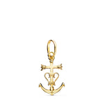 Croix de Camargue en Or Jaune 18 Carats. 20x12mm