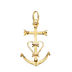 18K Yellow Gold Camargue Cross. 32 x 20 mm