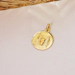 18K Medalla Santa Faz Bisel 18 mm
