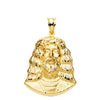 18K Christ of Medinaceli Face Pendant. 32x25mm