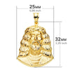 Pendentif visage du Christ de Medinaceli 18K. 32x25mm