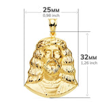 18K Colgante Cristo De Medinaceli Rostro. 32x25 mm