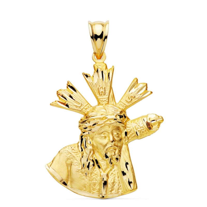 18K Christ Great Power Silhouette 28x24 mm