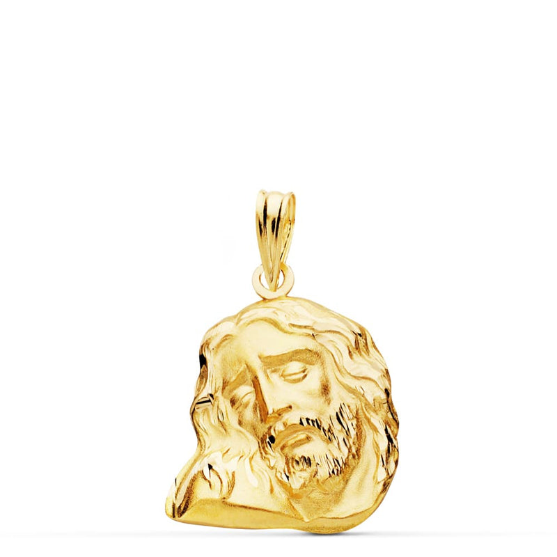 18K Head of Christ 20x16 mm