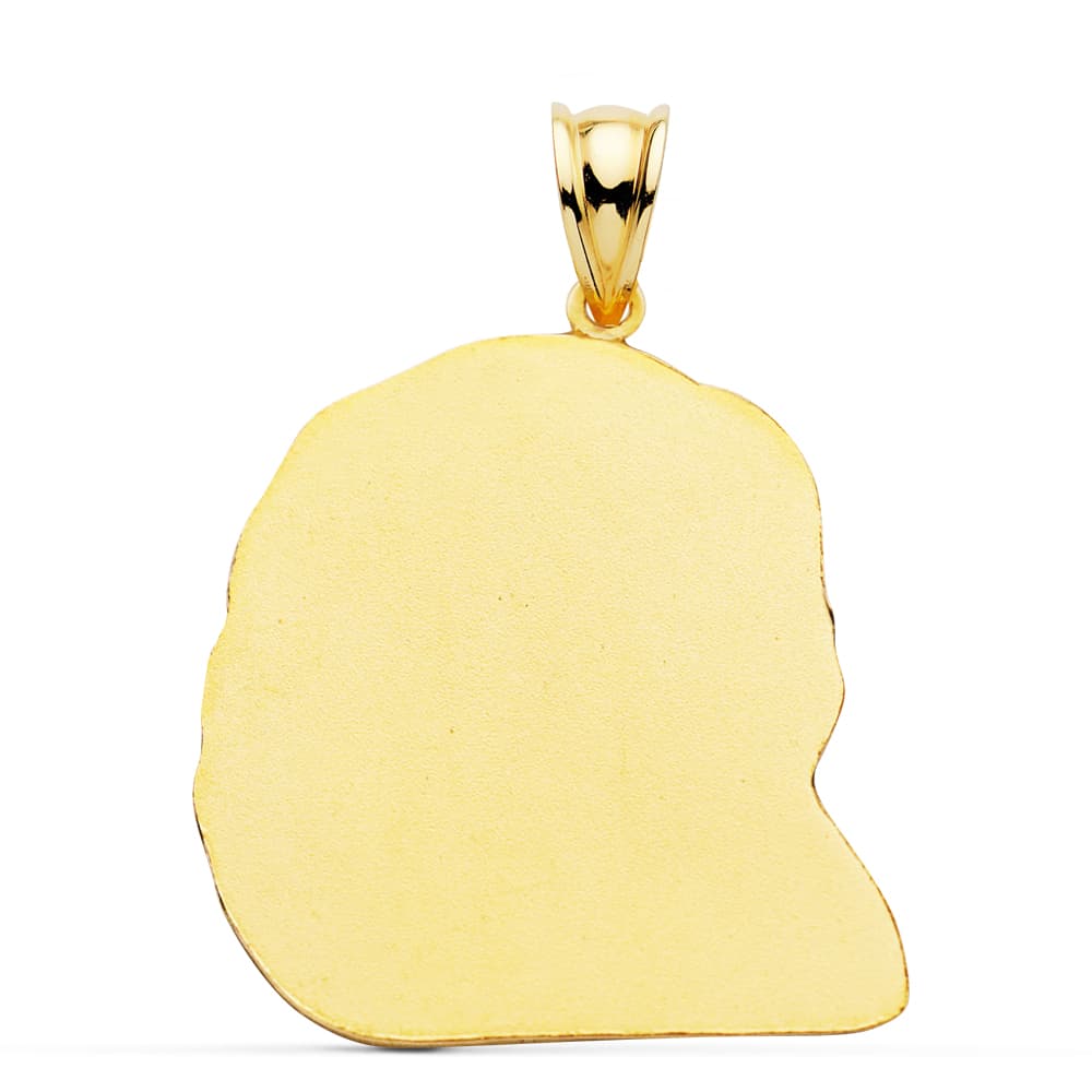 18K Cabeça de Cristo 30x25 mm