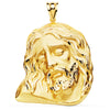 18K Cabeza De Cristo 42x35 mm