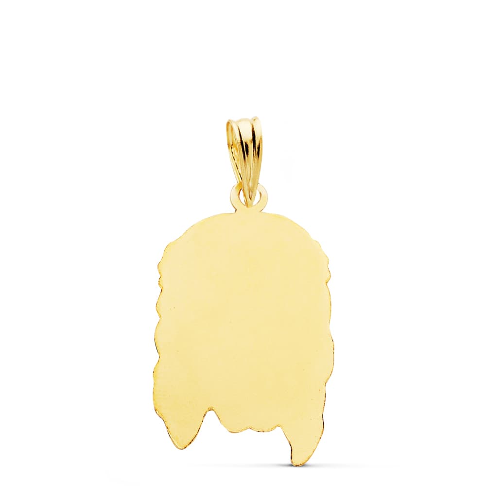 18K Cabeça de Cristo 26x16 mm