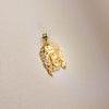 18K Christ Head Pendant 26x16 mm