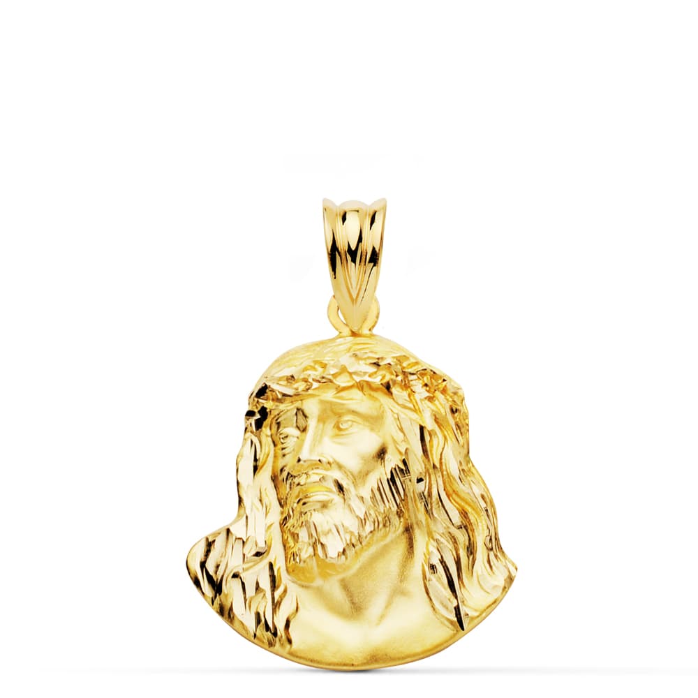 18K Pendant Christ Murillo 23x18 mm