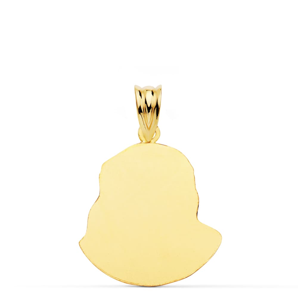 18K Pendant Christ Murillo 23x18 mm
