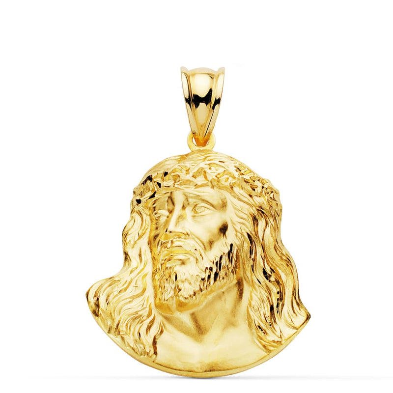 18K Holy Christ Face 27x22 mm