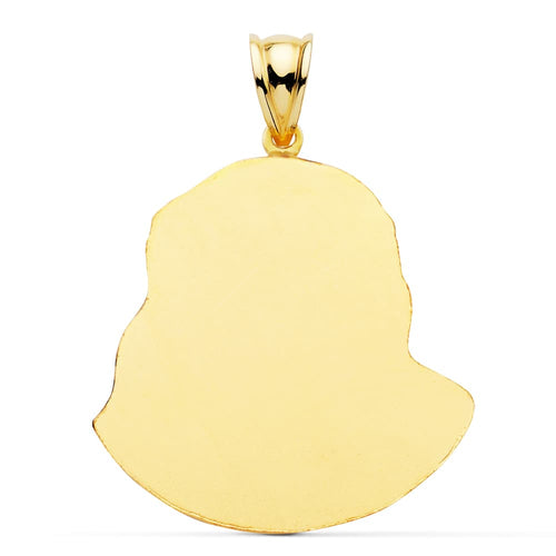 18K Colgante Oro Amarillo Cristo De Murillo 30x27 mm