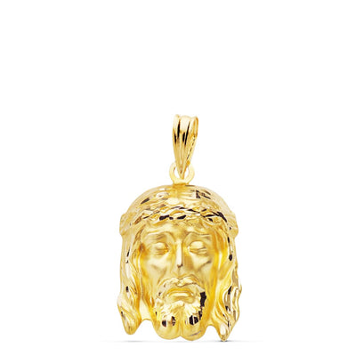 18K Cristo Buena Muerte 21x14 mm