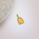 18K Christ of the Good Death Pendant 23x15 mm