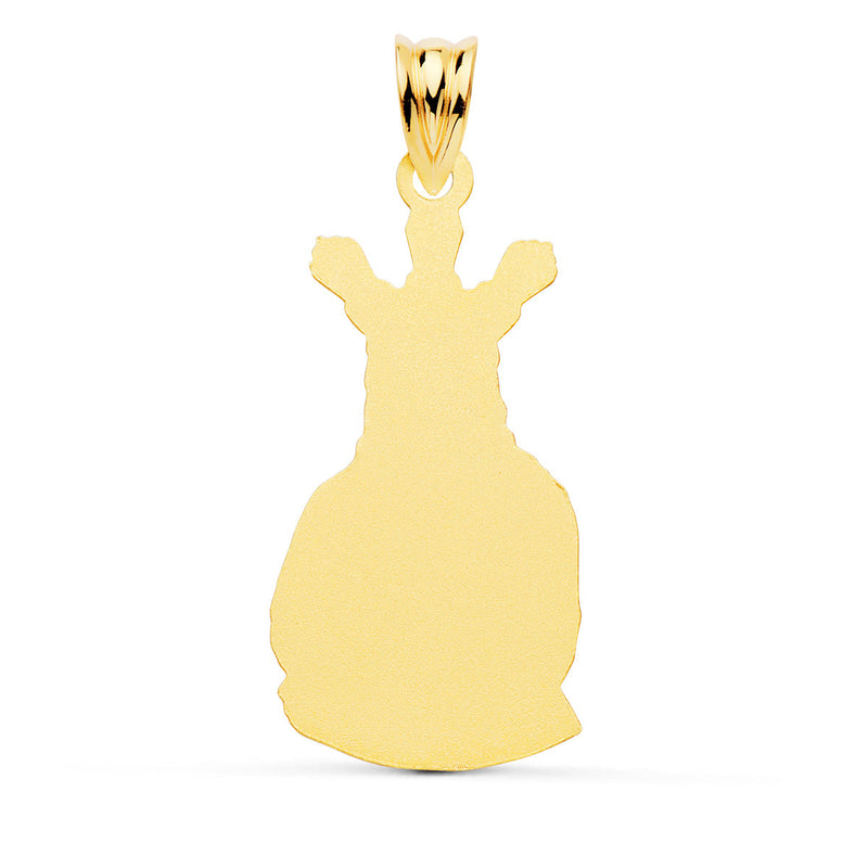 Médaille Christ Captif 18K Silhouette 28x16 mm