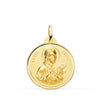 Lunette de médaille Holy Gem 18K 22 mm