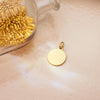 Lunette Médaille Sainte Rita Or Jaune 18 Carats 14 mm