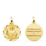 18K Saint Jude Thaddeus Medal 18 mm