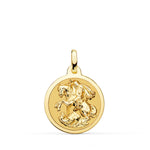Médaille Saint Georges Brillante 18K 18 mm