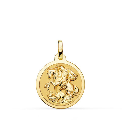 18K St. George Medal Shine 18 mm