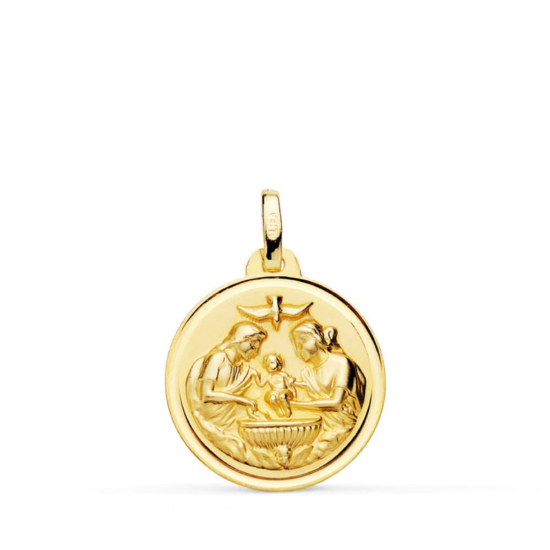 18K. New Baptism Medal Bezel 18 mm