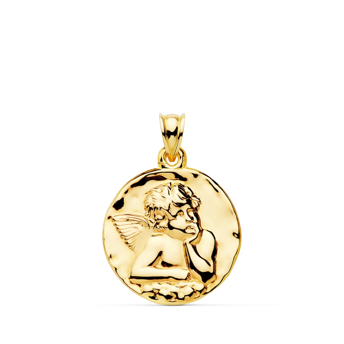 18K Angel Burlon Medal Shine 24 mm