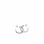 Pendientes aro circonitas blancas 22 mm