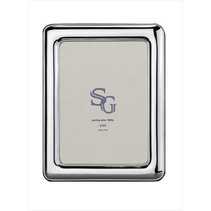 925 Sterling Silver Photo Frame Smooth Rounded