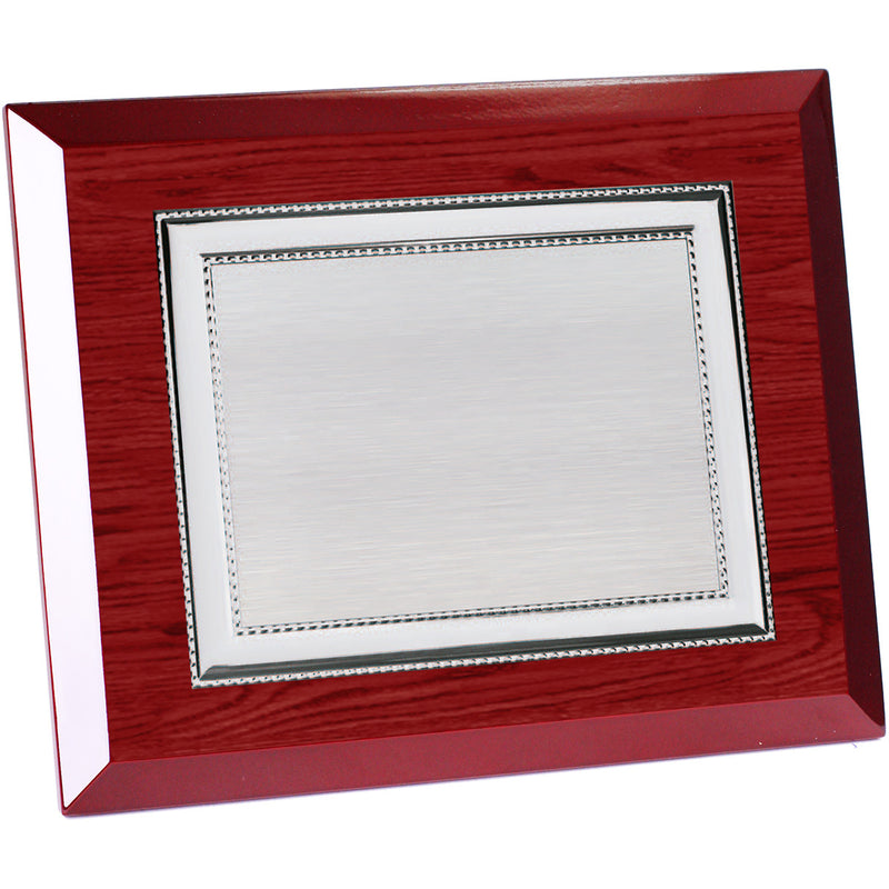 Wide Relief Aluminum Tribute Plaque 