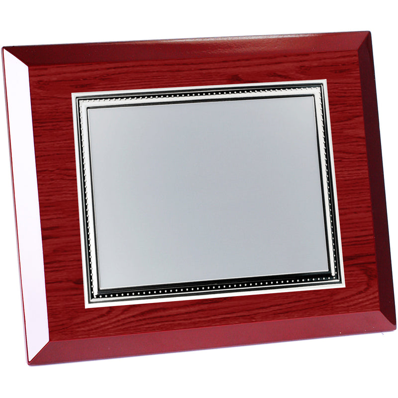 Placa Homenaje Aluminio Relieve Perlado Sublimación