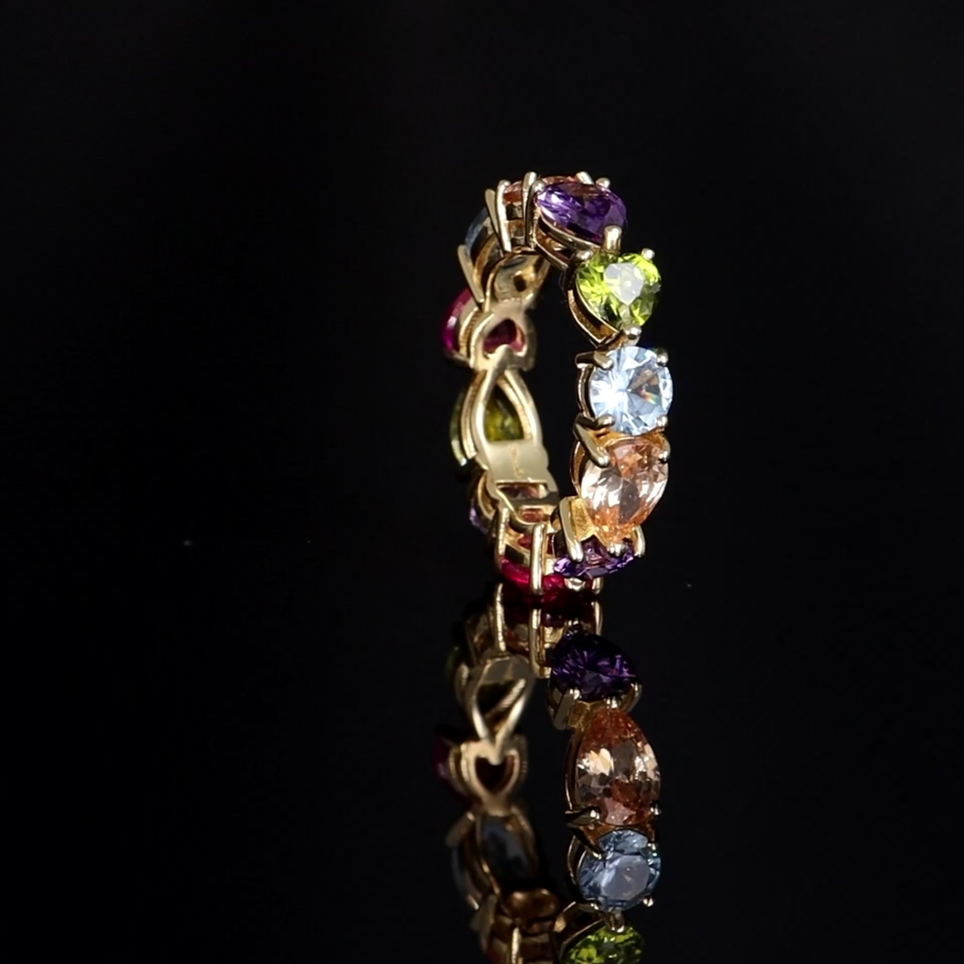 Multicolor Zirconia Rigid Ring