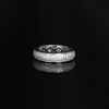 Alianza de boda de 5 mm micropavé