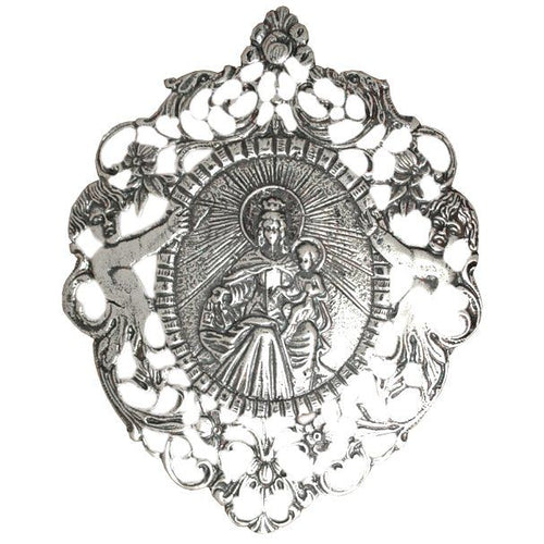 Medalla de Cuna Plata Virgen Del Carmen