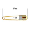 18K Smooth Yellow Gold Safety Pin