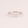 Solitaire mm 7 princess cut with zirconia