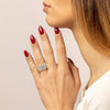 Two-color high mesh ring