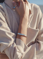 Slave Bracelet in Smooth Silver Basic Design