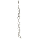 Silver Link Bracelet Perpendicular Oval Design