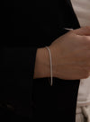 Rivière Silver Zircon Bracelet with Claws