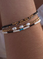 Fine Silver Bracelets Design of 4 with Pearl