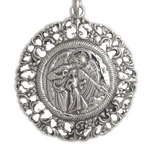 Medalla de Cuna Plata Santo Ángel