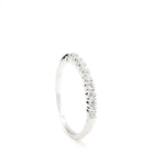 Fine Silver Rings with White Zirconia Motif
