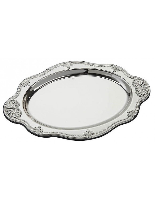 Oval Nile Silver Tray