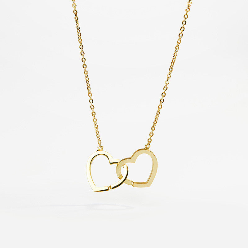 Chain with Intertwined Hearts Gold