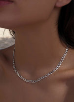 Short Silver Necklaces Shiny Chain Design