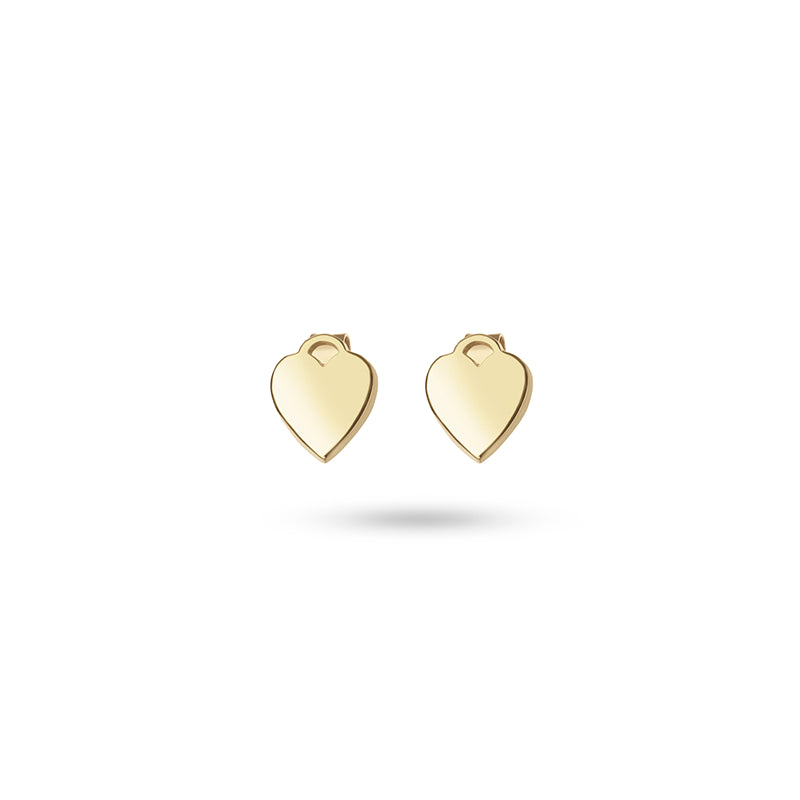 Golden Heart Earrings 