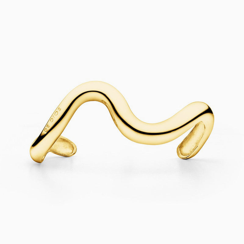 Bold Gold Rigid Bracelet