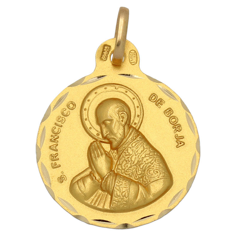 Medalla Oro 18Kl San Francisco De Borja